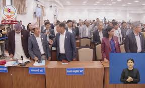 विपक्षी दलहरूको बहिष्कार र अवरोधबीच नीति तथा कार्यक्रम बहुमतले पारित